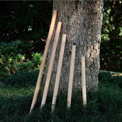 A large wooden roller rolling pin roll rod surface wooden