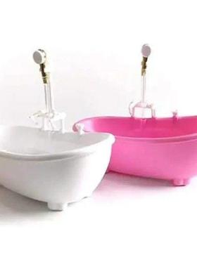 1/6 Miniature Dollhouse Electric Bathtub Bathroom Furniture