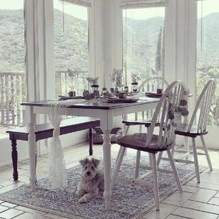 French Elegant Lace Runner Pure Table Embroidered