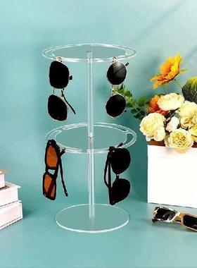 2 Tier Sunglasses Holder Organizer Eyewear Storage Rack For