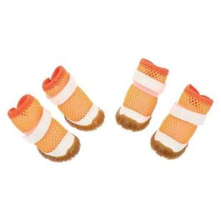 Shoes Summer Breathable Pcs Puppy resistant Dog Wear Pet