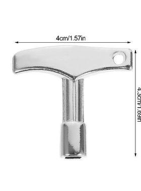 2 Pcs Hexagonal Square Zinc Alloy Tuning Key Drum Keys for