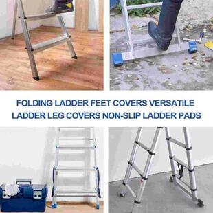 2 Pcs Ladder Foot Cover Feet Protectors Telescoping An