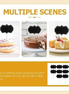 48 Pcs Label Insert Buffet Food Labels Cupcake Toppers Tags