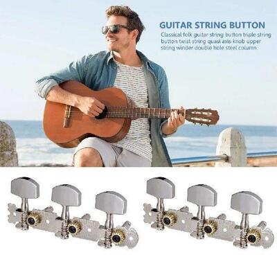 2pcs Classical Guitar Tuning Pegs Machine Head Tuners Folk