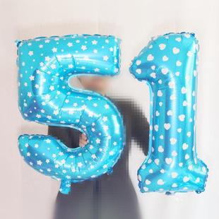 Birthday Balloons Balloon Big Number Foil Helium Inch Air