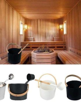 5L Aluminum a Bucket Barrel with Matching Laddle for Room