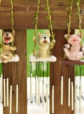Cute Windchimes Outdoors Garden Decor Pendant Animal Swing
