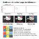 Bank Credit Hello Cartoon Stickers Kitty Skin VISA Card for