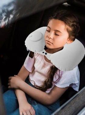 Inflatable Neck Pillow U-Shaped Neck Support Pillow