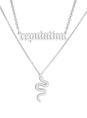 Taylor the Swift Reputation Music Album and Snake Necklace D