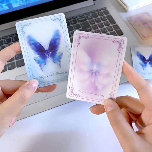 Butterflys Printed Tarot Card Butterflys Printing Greeting