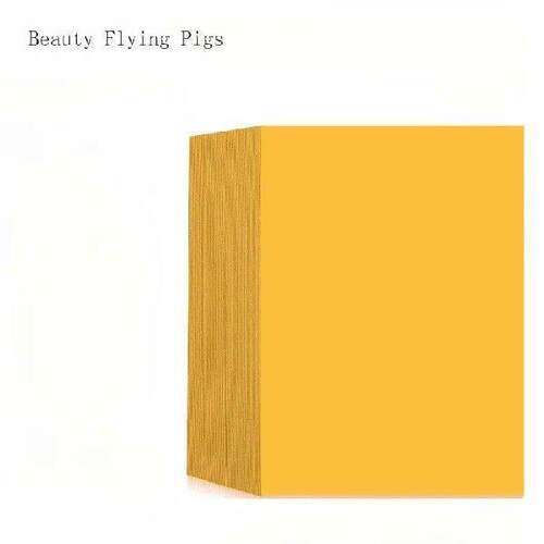 100pcs Sheets of Yellow/Red Watch Paper Writing Supplies