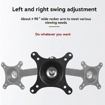 Monitor Wall Mount Adjustable Screen Bracket For