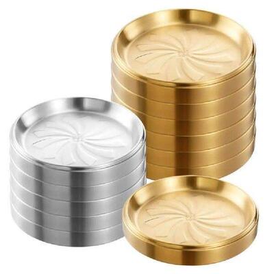 Practical 304 Stainless Steel Barbecue Tray Stacked
