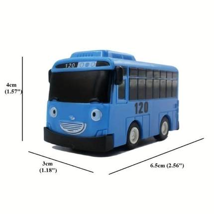 Mini Bus Cars Toy Pull-Back Motor Vehicle Ride Car Toys for