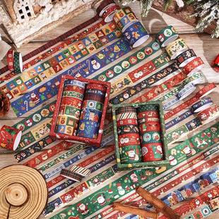 Christmas Washi Sizes rolls Decorative Vintage Set Tape