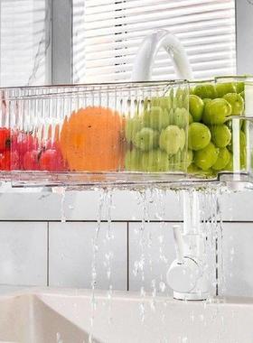 Drain Basket Bowl Rack Kitchen Fruit Storage Rack Sink