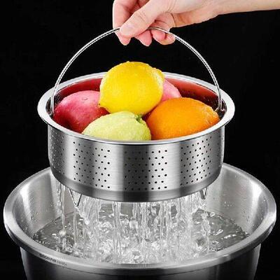 1PC Stainless Steel Steamer Basket In Stant Pot Accessories