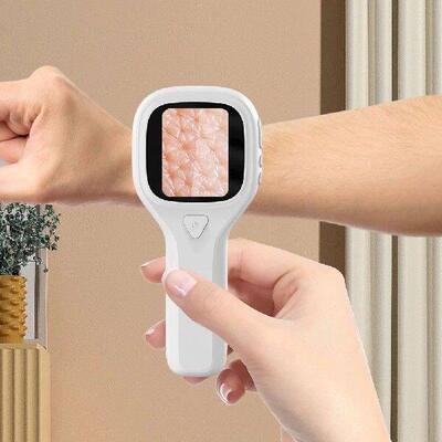 500X Kids Microscope 2 Inch IPS Screen Portable Handheld