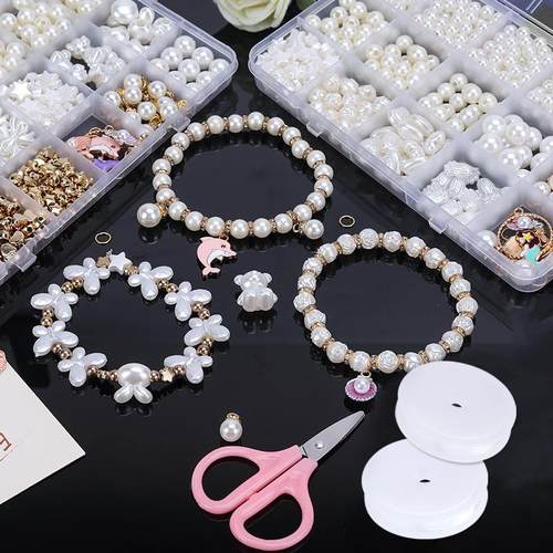DIY Beads Set Bracelets Necklaces Making Kit For Girls Gifts