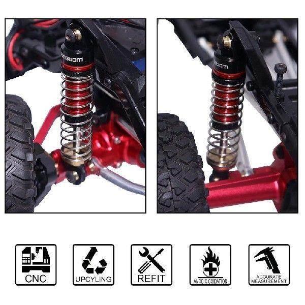 4pcs RC Shock Absorber Shock Absorber Damper Adjustable