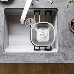 Kitchen Sink Vegetable Washing Basin Stainless Bowl Noodles