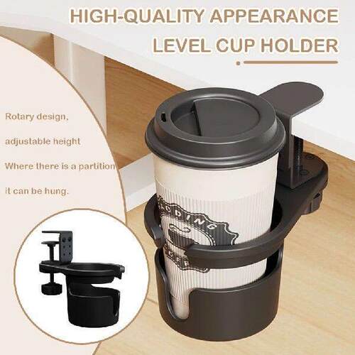 Rotating Desk Cup Holder Coffee Mug Holder Multifunctional