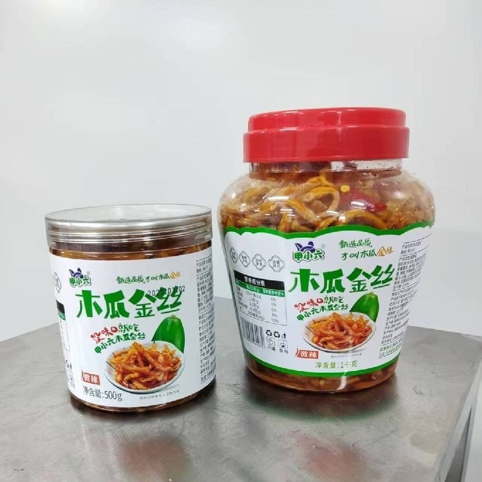 甲小六木瓜丝香辣下饭拌饭