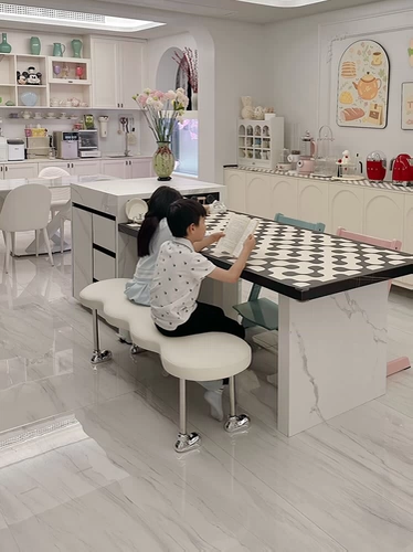 Кремовые туфли из нержавеющей стали, стульчик для кормления для кровати, популярно в интернете, французский стиль