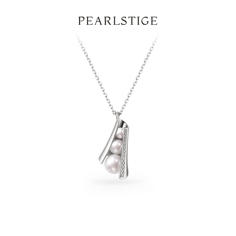 PEARLSTIGE马蹄莲珍珠项链