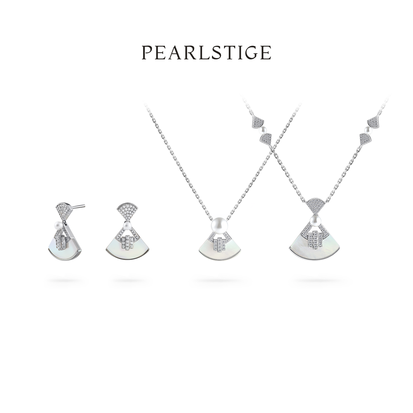 【送礼精选】PEARLSTIGE小A裙耳钉项链套装轻奢高级感送礼礼盒,珠宝/钻石/翡翠,耳饰,淘宝优惠券,粉丝福利购,淘宝优惠卷