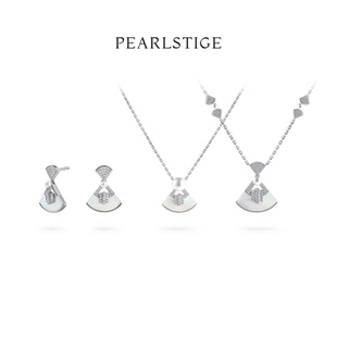 【送礼精选】PEARLSTIGE小A裙耳钉项链套装轻奢高级感送礼礼盒
