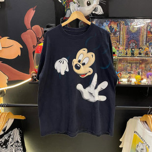 Mickey Mouse 90s Vintage可爱百搭短袖T恤米奇高街