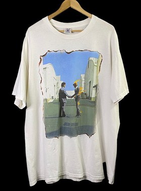 罕见高街复古Pink Floyd平克弗洛伊德摇滚美式重磅短袖vintageT恤