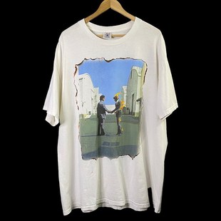 罕见高街复古Pink Floyd平克弗洛伊德摇滚美式重磅短袖vintageT恤