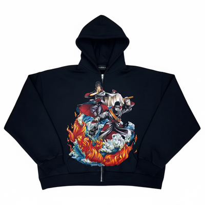 Naruto火影忍者重磅面料打造的美式vibe风青春流行款吸睛开衫卫衣