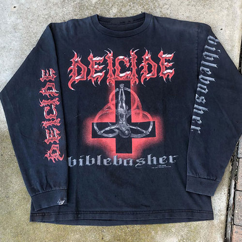 Vintage美式发烧友长袖T恤