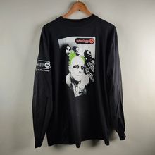 超凡乐团The Prodigy主唱Keith Flint重磅复古做旧长袖T恤