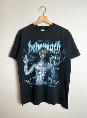 巨兽Behemoth2004专辑歌曲Demigod暗黑哥特重磅短袖加大码T恤