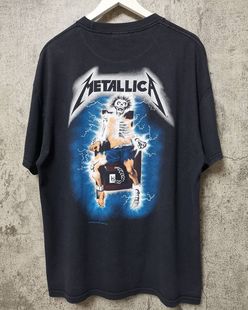 金属乐队Metallica1994专辑Ride the Lightning重磅短袖高街T恤