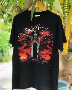 平克弗洛伊德Pink Floyd太空摇滚乐队1997专辑海报oversized短袖