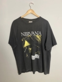 Cobain纪念90s古着短袖 涅槃乐队摇滚Nirvana科特柯本Kurt Donald
