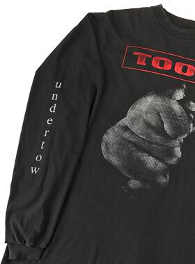 Tool 1993专辑Undertow Vintage水洗破洞重磅高街长袖T恤