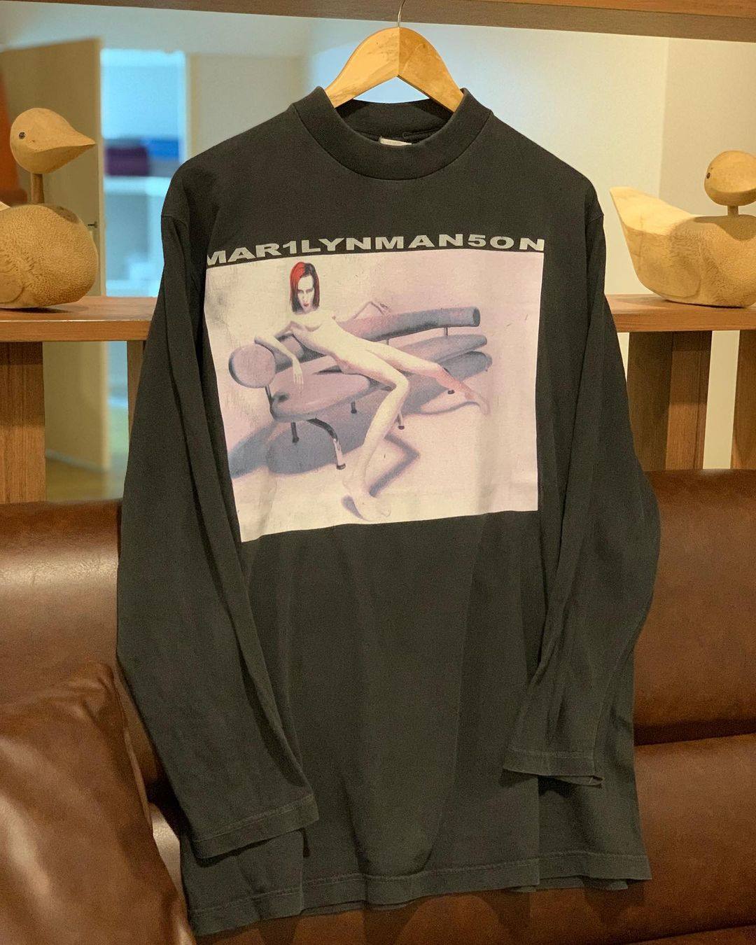 marilyn manson玛丽莲曼森摇滚歌手1995专辑sweet dreams短袖t恤