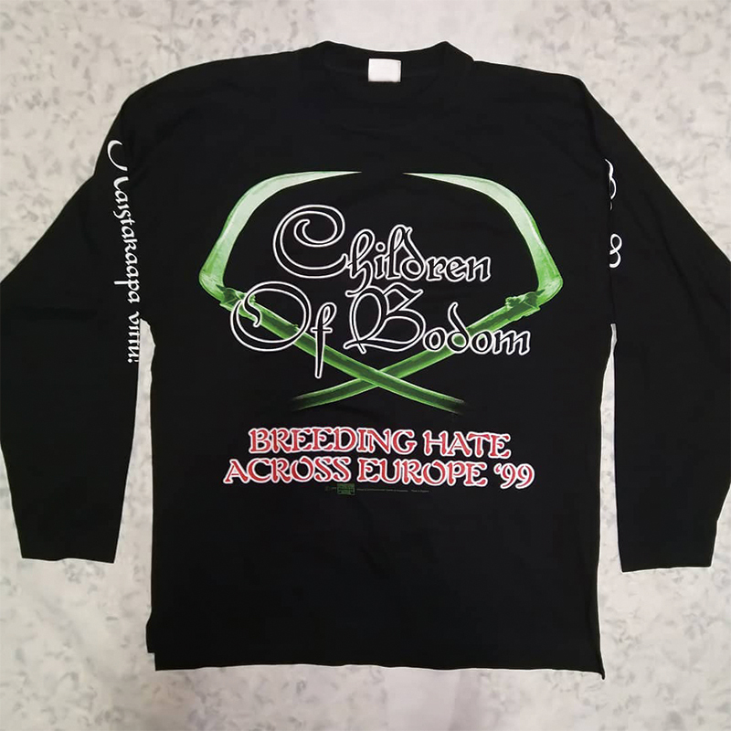 Children Of Bodom 音乐制作人阿美咔叽高街动漫简约vibe长袖T恤