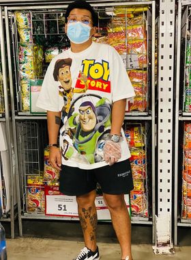 罕见！嘻哈TOY Story美式复古重磅Y2KT恤胡迪巴斯光年vintageT恤