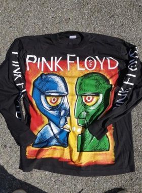 PINK FLOYD摇滚乐队1994专辑歌曲The Division Bell重磅长袖T恤