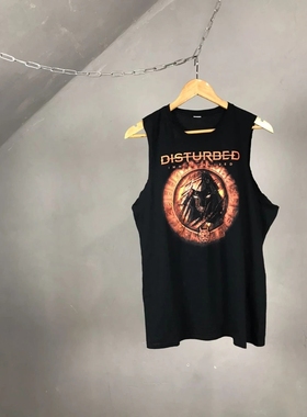 Disturbed芝加哥超级摇滚乐团国潮Hiphop痞帅慵懒风魔性搞怪砍袖