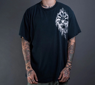 OVERCAST低沉 日系街头vintage穿搭纯棉趣味男女情侣欧美短袖T恤